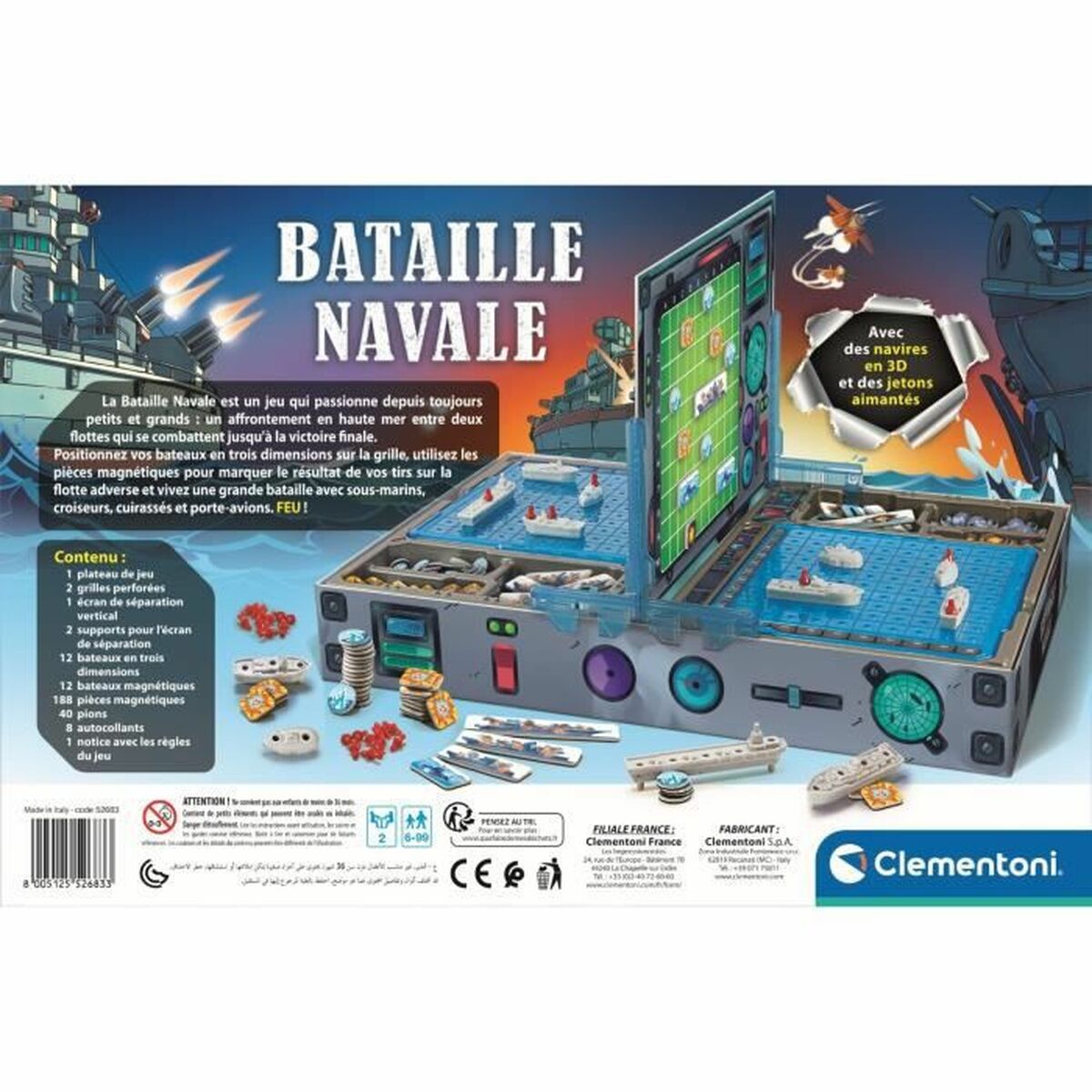 Namizna igra Clementoni Naval Battle